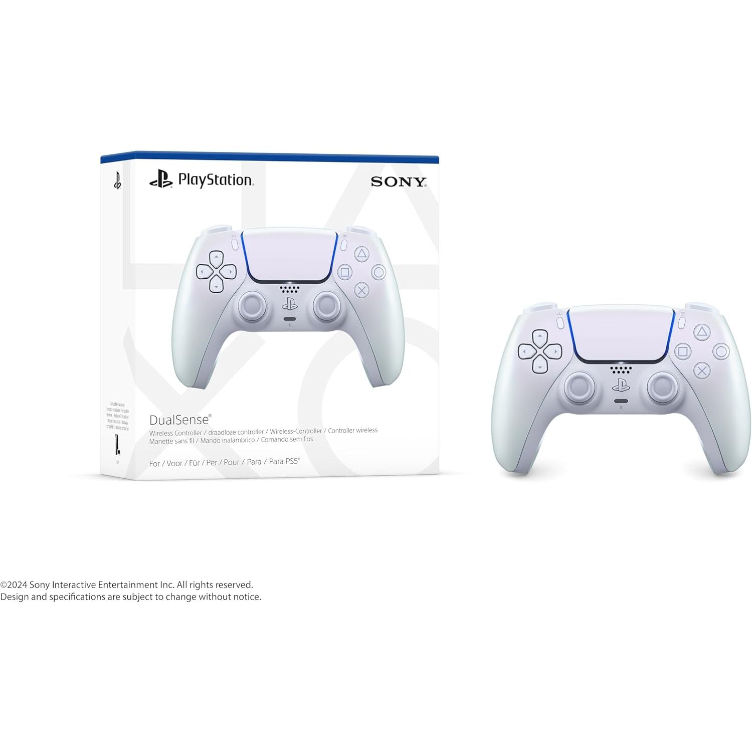 Sony DualSense PS5 Wireless Controller - Chroma Pearl - 6